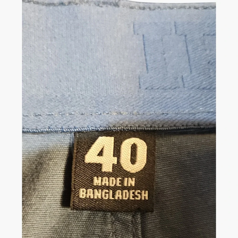 Iron Co Mens Stretch Cargo Shorts Blue Size 40 Regular Fit I435156S Utility NWT